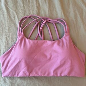 Athleta Light Pink Sports Bra